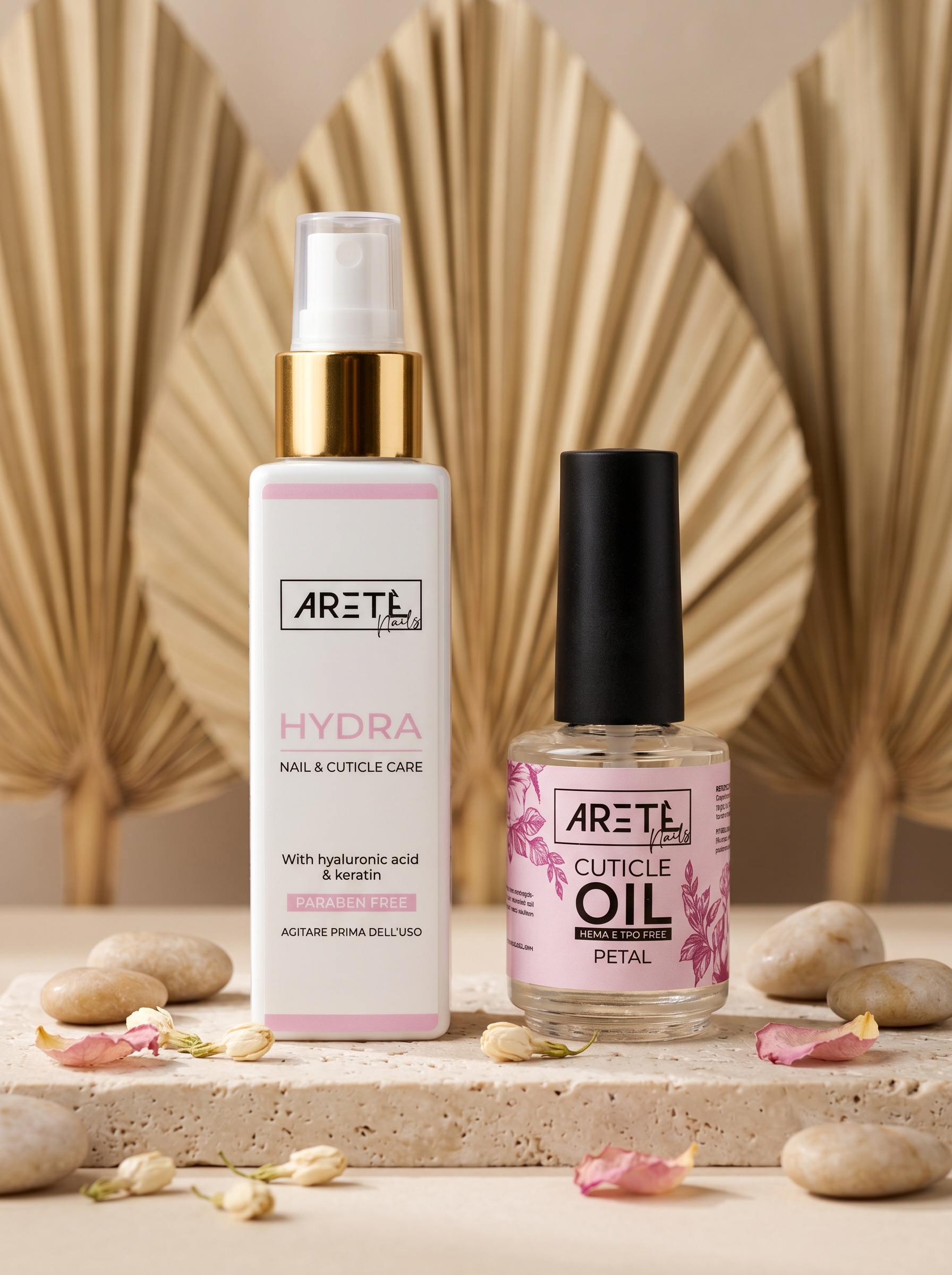 Prodotti Nail Care Aretè per la cura professionale di cuticole e unghie